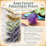 Amethyst Freeform Point