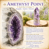 Pointe d'améthyste