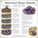 Mini-sphère d'améthyste
