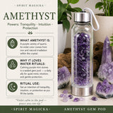 Bouteille d'eau Amethyst Gem Pod 💧