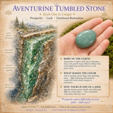 Aventurin tumlet sten