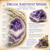Sphère d'améthyste de rêve