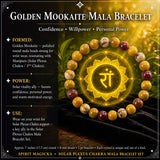 Solar Plexus Chakra Mala armbandasett🌈