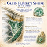 Green Fluorite Sphere - Medium