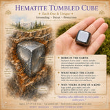 Cubo rodado de hematita