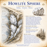 Sphère d'howlite