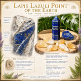 8-delige set lapis lazuli + citrienscherven