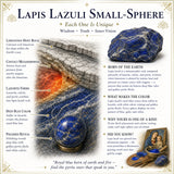 Mini-sphère en lapis-lazuli