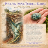 Garnierite Tumbled Ellipse