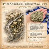 Pyrite Naturelle Brute - La Pierre de la Bonne Fortune