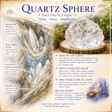 Sphère de quartz (moyenne)