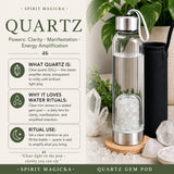 Bouteille d'eau Quartz Gem Pod 💧
