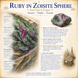 Rubis dans la sphère de Zoisite
