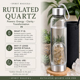 Bouteille d'eau en quartz rutilé Gem Pod 💧