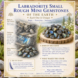 Labradorite Small Rough Stones (50 Gram / 1.7oz Lot)