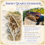 Générateur de quartz fumé (court et épais)