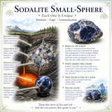 Mini-sphère de sodalite