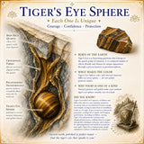Tiger's Eye Sphere - Medium