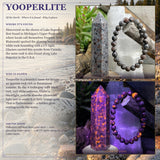 Yooperlite - The Stone the Glows + Mala armbandssett 👉 70% afsláttur