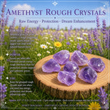 Amethyst-Kristall-Serenity-Edelstein-Beutel-Set