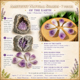 8-delna konica Amethyst + Komplet Amethyst Shards