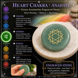 7-Chakra Engraved Crystal Stone Set