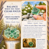 Grøn Fluorit Octahedron