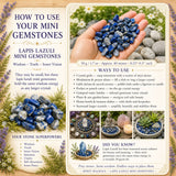 Mini pierres précieuses Lapis Lazuli (lot de 50 grammes / 1,7 oz)