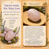 Piedra rodada Calcedonia rosa