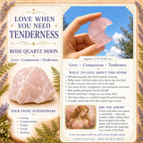 Rose Quartz Crescent Moonstone