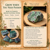 Rubis en pierre naturelle brute Zoisite