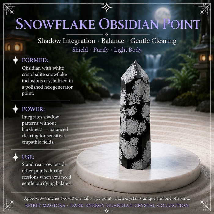 Snowflake Obsidian