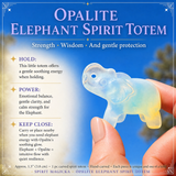 Crystal Animal Spirit Totems: Opalite Elephant
