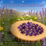 Amethyst-Kristall-Serenity-Edelstein-Beutel-Set