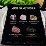 26-teiliges Mini-Edelstein-Taschen-Set