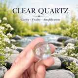 Ensemble de 9 boules de cristal