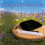 Amethyst-Kristall-Serenity-Edelstein-Beutel-Set