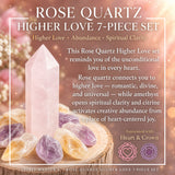 Rose Quartz Higher Love 7-stykki sett