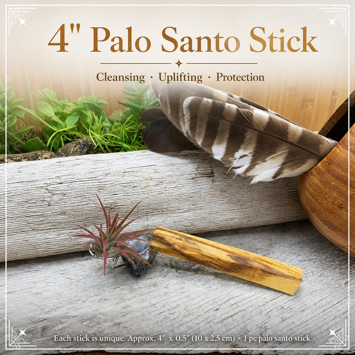 Palo santo stick on driftwood