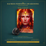 🌙 Sacred Feminine Awakening Oracle Deck, 13 Crystal Altar Set & Course