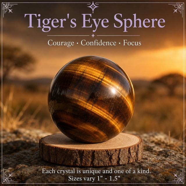 TIGER'S EYE · sphere