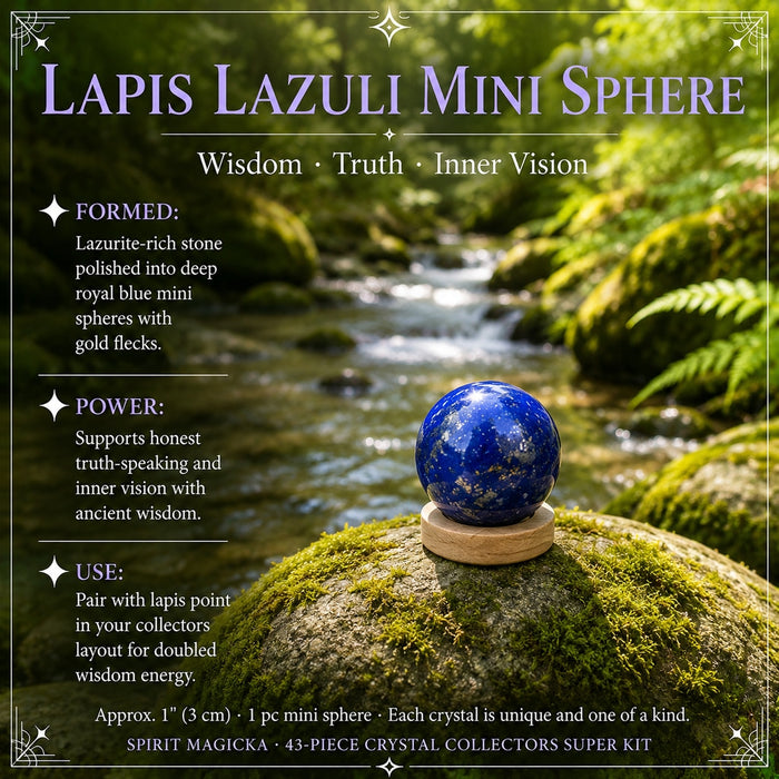 Lapis Lazuli mini sphere