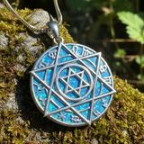 Celestial Zodiac Opal Necklace