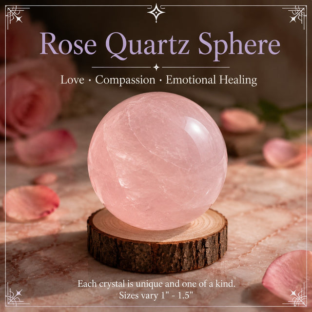 ROSE QUARTZ · sphere