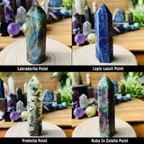 27-Piece Crystal Generator & Sphere Kit with Flash Labradorite - collection