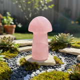 Rose Quartz Mushroom