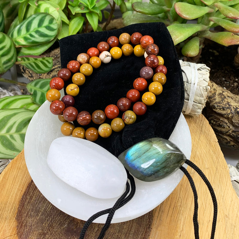 Solar Plexus Chakra Mala Bracelet Set🌈