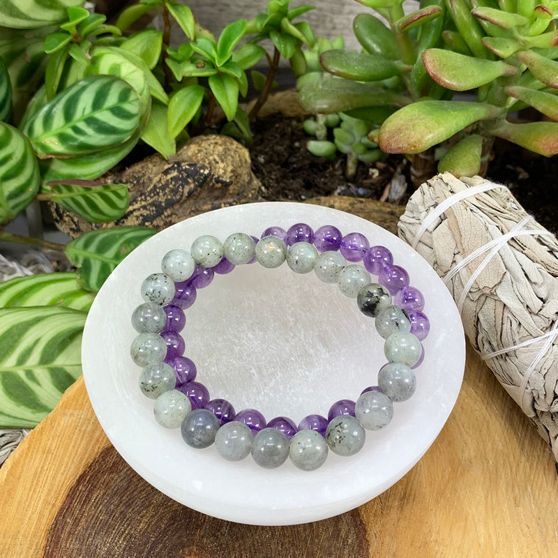 Crown Chakra Mala Bracelet Set🌈