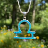 ♎ Libra Opal Zodiac Necklace – September 23 to October 22