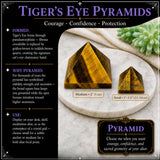Tiger's Eye Pyramid - Medium
